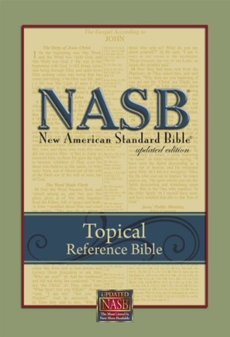 NASB Topical Reference Bible, LT, Burgundy