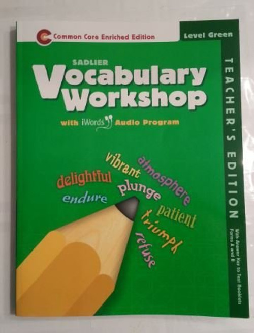 Sadlier Vocabulary Workshop Level Green Enriched Edition with iWords Audio Program (Teacher's Annotated Edition)