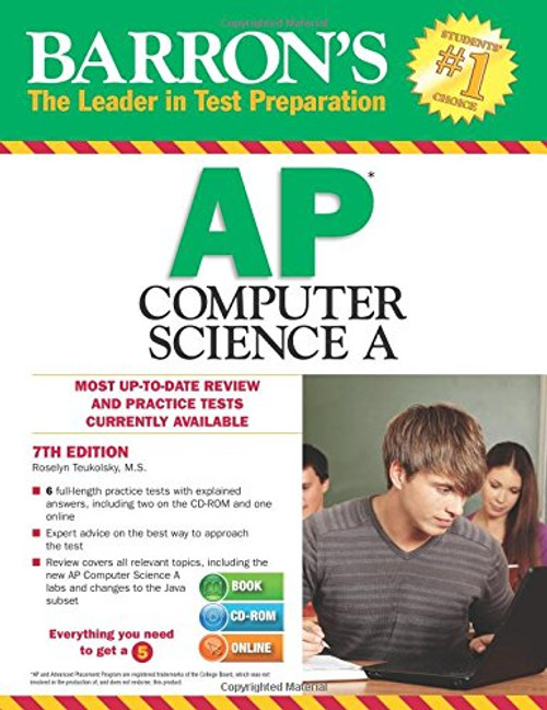Barron's AP Computer Science A with CD-ROM, 7th Edition
