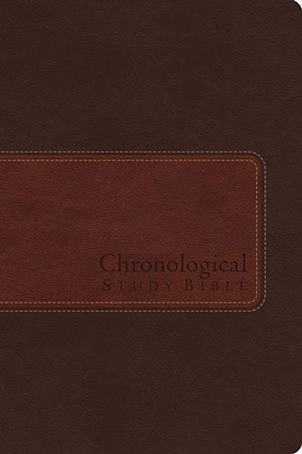 NIV, The Chronological Study Bible, Imitation Leather, Brown