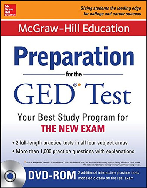 McGraw-Hill Education Preparation for the GED Test with DVD-ROM