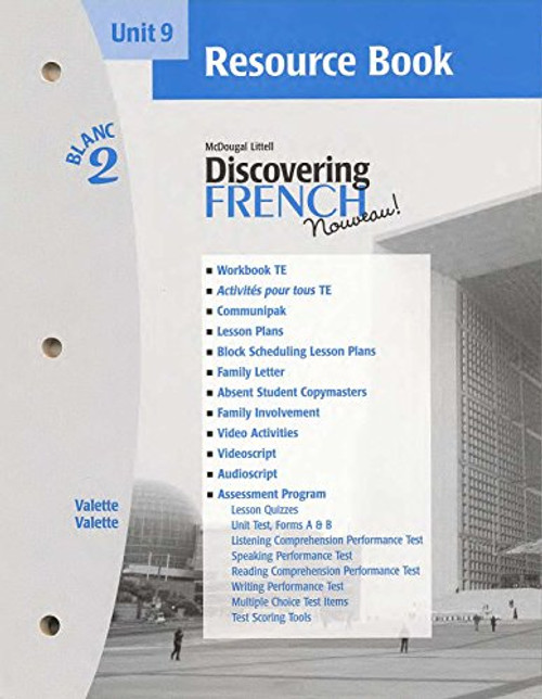 Discovering French Nouveau (Unit 9 Resource Book, Blanc 2)