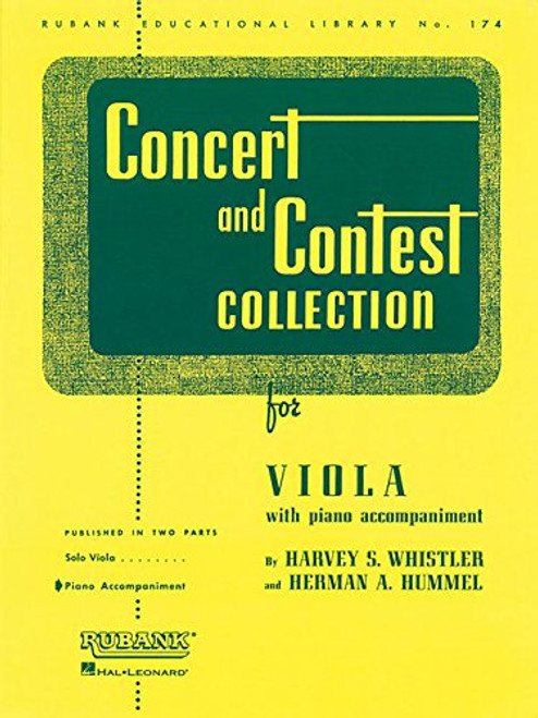 Concert and Contest Collection for Viola: Piano Accompaniment