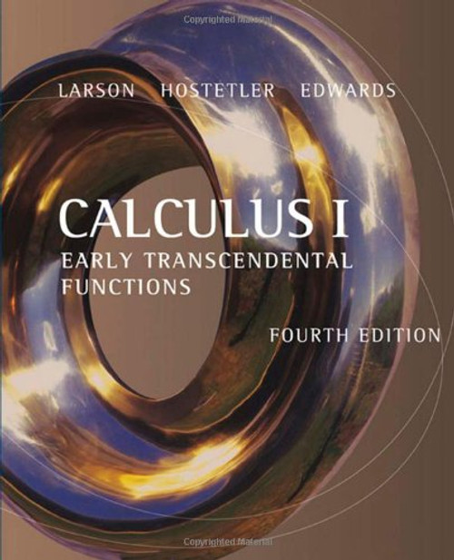 Calculus I: Early Transcendental Functions