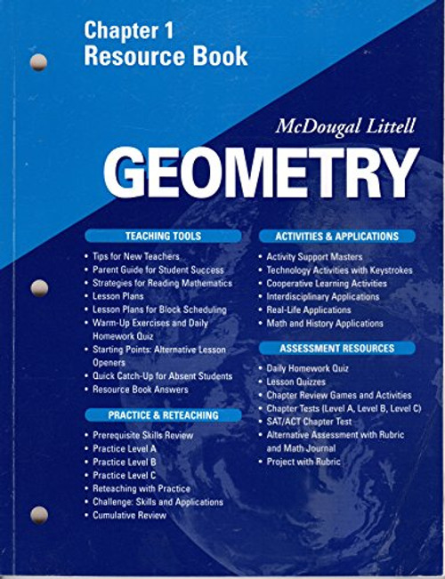 McDougal Littell - Geometry - Chapter 1 Resource Book