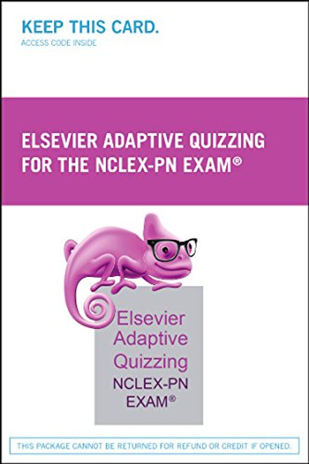 Elsevier Adaptive Quizzing for the NCLEX-PN Exam (Retail Access Card), 1e