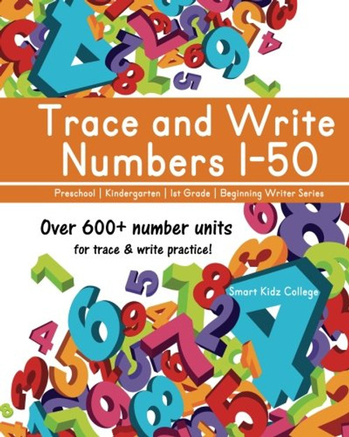 Trace and Write Numbers 1-50