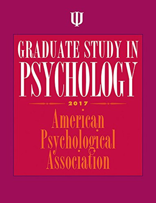 Graduate Study in Psychology 2017