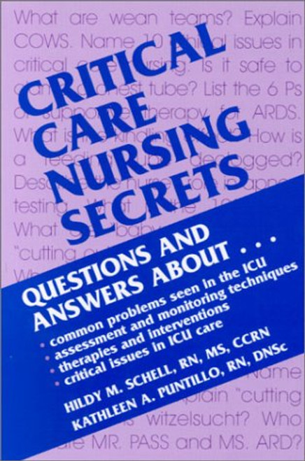 Critical Care Nursing Secrets, 1e