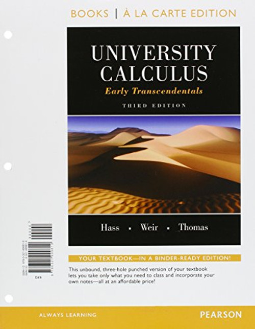 University Calculus: Early Transcendentals, Books a la Carte Plus MyLab Math/MyLab Statistics  Student Access Kit (3rd Edition)