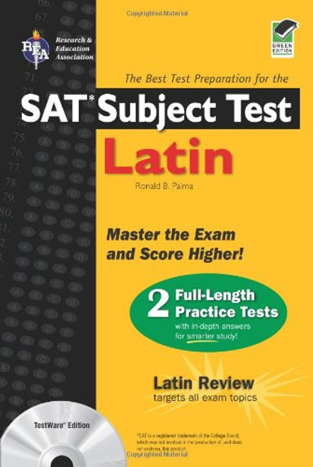 SAT Subject Test: Latin w/ CD-ROM (REA) - The Best Test Prep for (SAT PSAT ACT (College Admission) Prep)