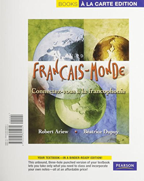 Franais-Monde: Connectez-vous  la francophonie, Books a la Carte Edition