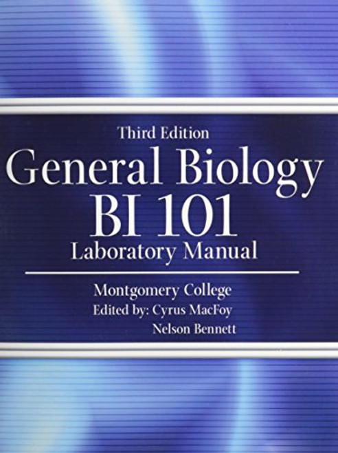 General Biology: BI 101 Laboratory Manual