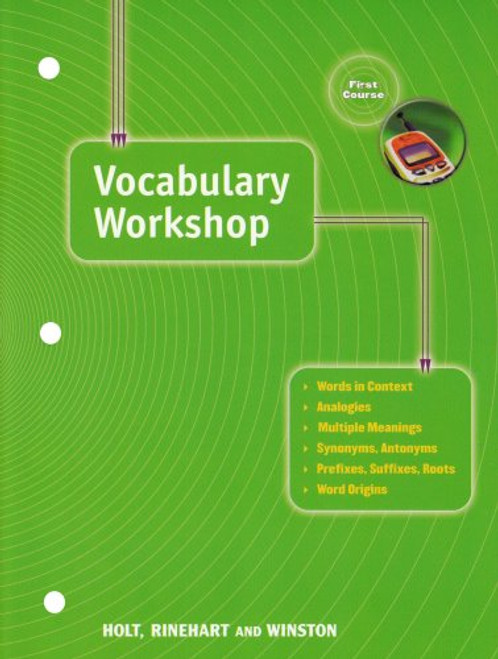 Elements of Language: Vocabulary Workshop Grade 7 First Course