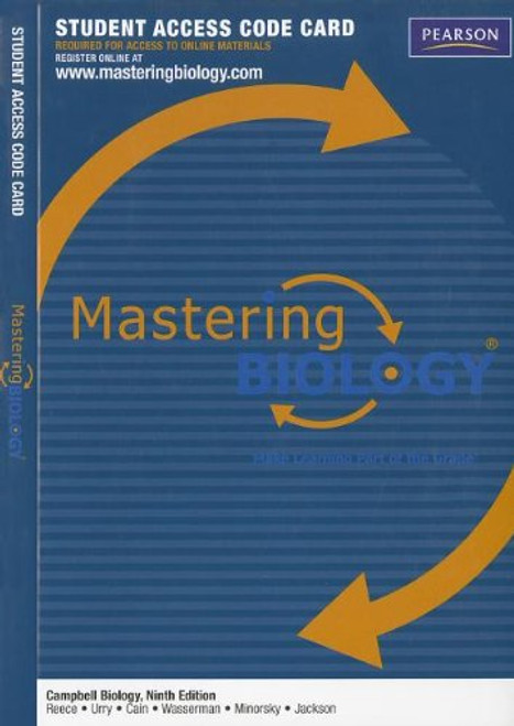 MasteringBiology -- Standalone Access Card -- for Campbell Biology (Mastering Biology (Access Codes))