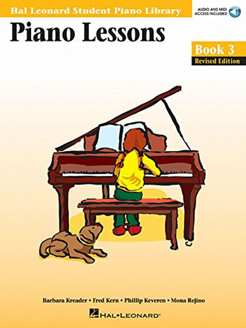 Piano Lessons Book 3 - Book/Online Audio & MIDI Access Included: Hal Leonard Student Piano Library (Hal Leonard Student Piano Library (Songbooks))