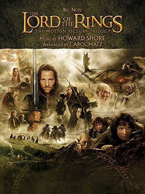 The Lord of the Rings Trilogy: Music from the Motion Pictures Arranged for Big Note Piano