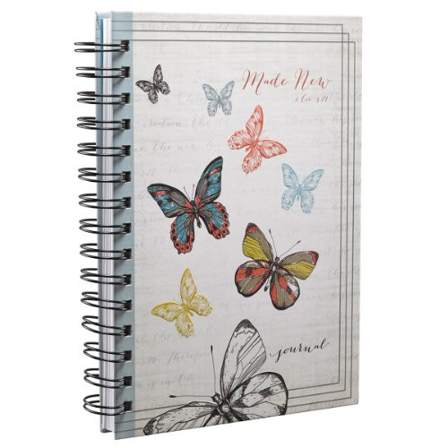 Made New Butterfly Hardcover Wirebound Journal