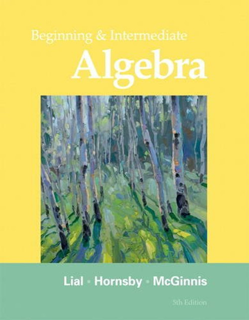 Beginning and Intermediate Algebra (5th Edition)