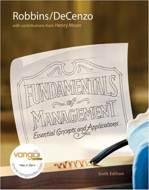 Fundamentals of Management:  Essential Concepts and Applications (6th Edition)