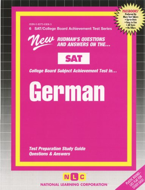 GERMAN (SAT Subject Test Series) (Passbooks) (COLLEGE BOARD SAT SUBJECT TEST SERIES (SAT))
