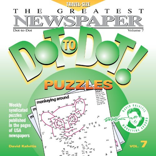 The Greatest Newspaper Dot-to-Dot Puzzles (Vol. 7) - Fun Stocking Stuffer, Mini 5.5 x 5.5 Size