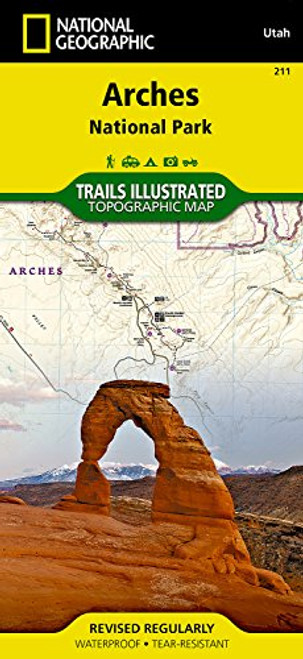 Arches National Park (National Geographic Trails Illustrated Map)