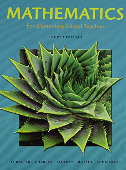 Mathematics for Elementary School Teachers with Activities (4th Edition)