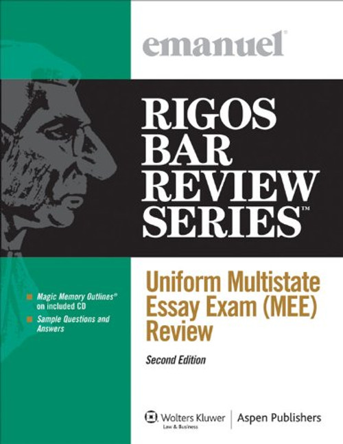 Uniform Multistate Essay Exam (MEE) Review, Second Edition (Rigos Bar Review Series)