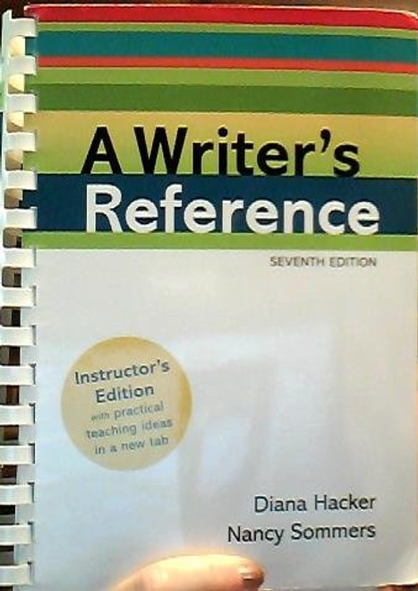 Writer's Reference [instructor's Ed.]