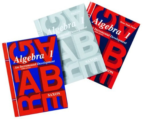 Saxon Algebra 1: An Incremental Approach (Homeschool Kit with Textbook, Solutions Manual, Test Booklet, & Answer Key)