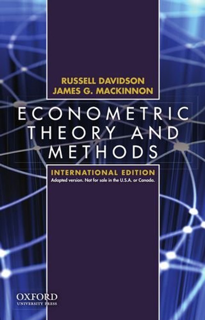 Econometric Theory and Methods International Edition