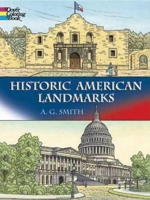 Historic American Landmarks (Dover History Coloring Book)