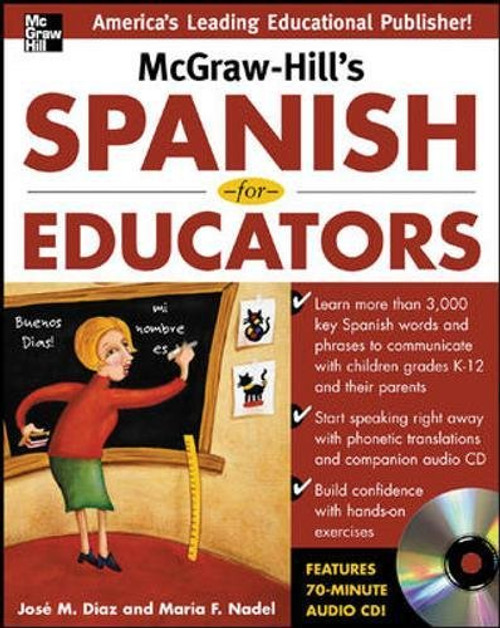 McGraw-Hill's Spanish for Educators w/Audio CD