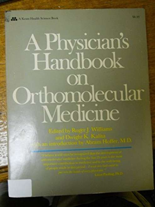 Physician's Handbook on Orthomolecular Medicine