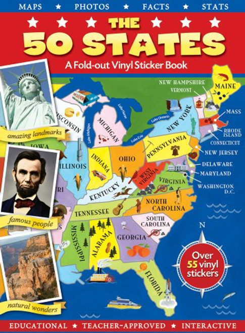 The 50 States (Panorama Sticker Storybook)