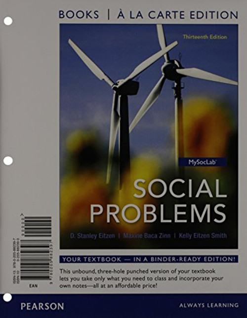 Social Problems, Books a la Carte Edition (13th Edition)