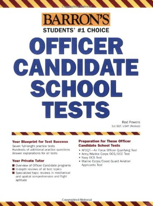Barron's Officer Candidate School Test