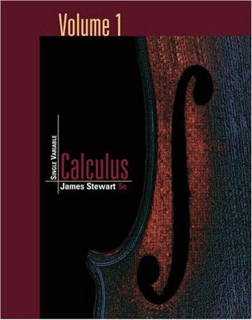 Single Variable Calculus, Volume 1