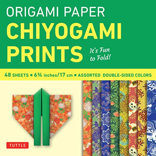 Origami Paper - Chiyogami Prints - 6 3/4 - 48 Sheets: Tuttle Origami Paper: High-Quality Origami Sheets Printed with 8 Different Patterns: Instructions for 6 Projects Included