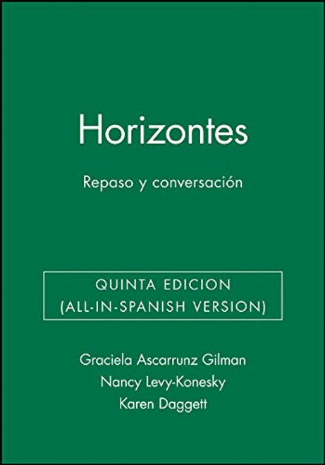 Horizontes: Repaso y conversaci?n, Activities Manual (Spanish Edition)