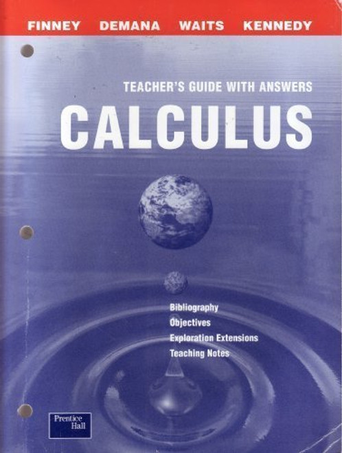 Calculus: graphical, numerical, algebraic, Teacher's resource Package