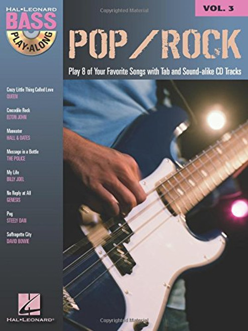 Pop/Rock: Bass Play-Along Volume 3 (Hal Leonard Bass Play-Along)