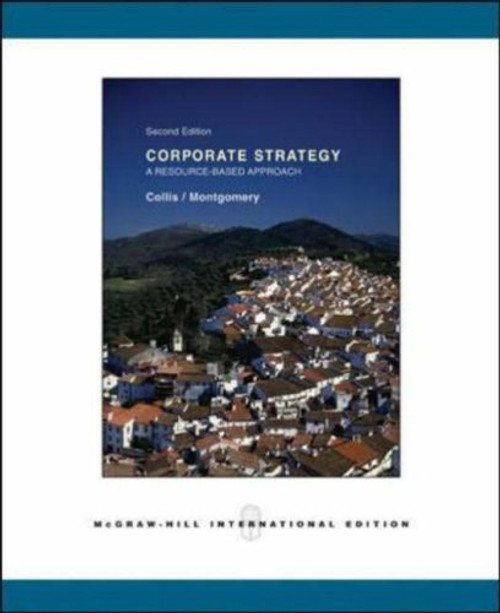 Corporate Strategy: A Resource-Based Approach