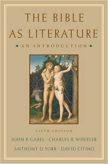 The Bible As Literature: An Introduction