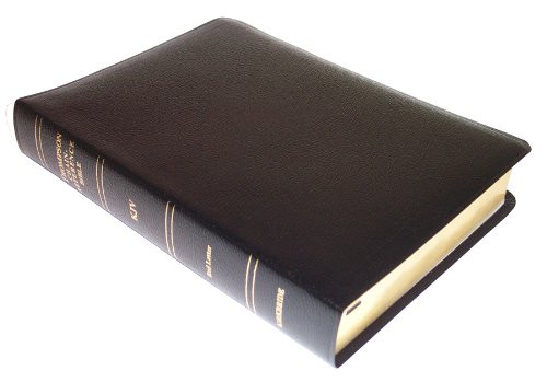KJV - Black Bonded Leather - Regular Size - Thompson Chain Reference Bible (015090)