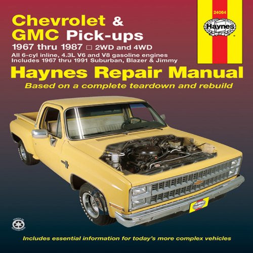 Chevrolet & GMC Pick-ups, 1967 Thru 1987 (Haynes Repair Manual)