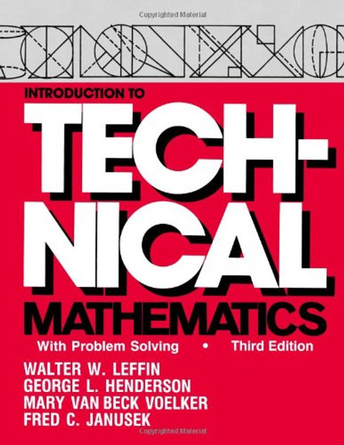 Introduction to Technical Mathematics : With Problem Solving
