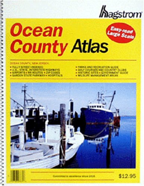 Hagstrom Ocean County Atlas: Large Scale Edition