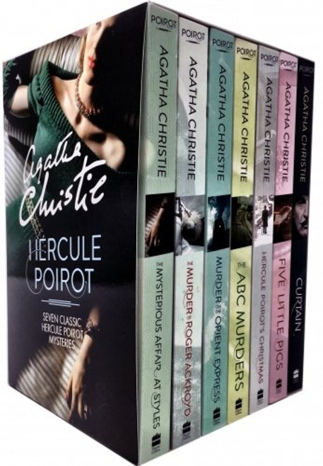 Agatha Christie Hercule Poirot Classic Mysteries 7 Books Collection Box Set